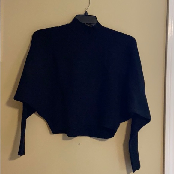 Zara Sweaters - Zara Black ribbed Dolman Sweater